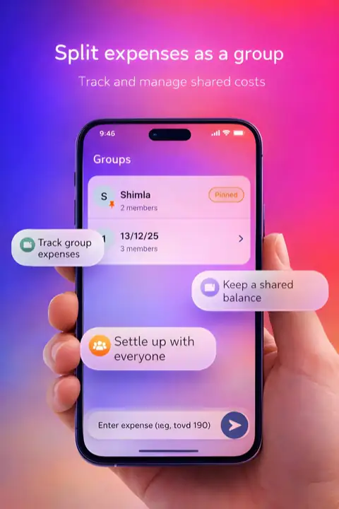 Groups screen